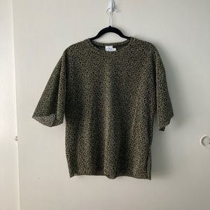 Princess Polly • Metallic Leopard Print Top